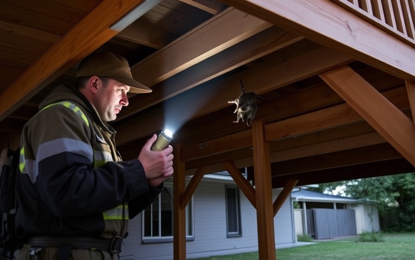 Under Deck Possum Removal in Chadstone